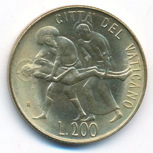 Vatican City, 200 lire, 1981