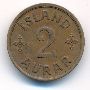 Iceland, 2 aurar, 1942