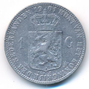 Netherlands, 1 gulden, 1901