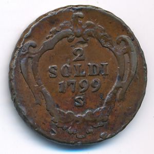 Gorizia, 2 soldi, 1799