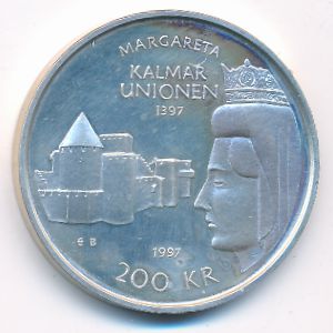 Sweden, 200 kronor, 1997