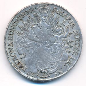 Hungary, 1 thaler, 1780