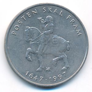 Norway, 5 kroner, 1997