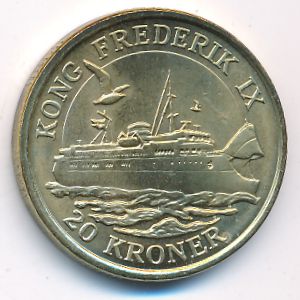 Denmark, 20 kroner, 2012