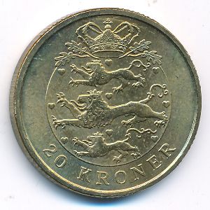 Denmark, 20 kroner, 2005