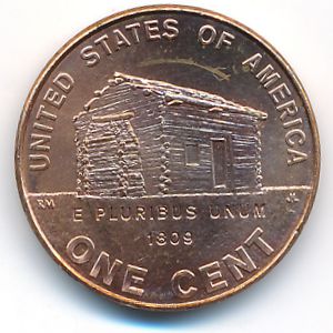 USA, 1 цент, 2009