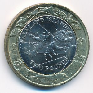 Falkland Islands, 2 pounds, 2004