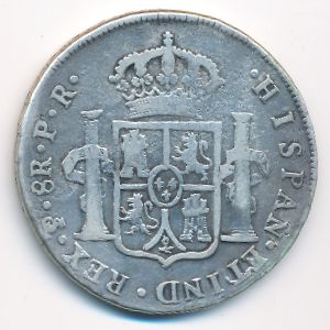 Боливия, 8 реалов (1790 г.)