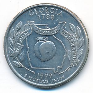 USA, Quarter dollar, 1999