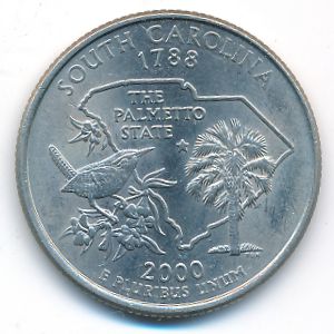 USA, Quarter dollar, 2000