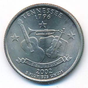 USA, Quarter dollar, 2002