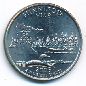 USA, Quarter dollar, 2005