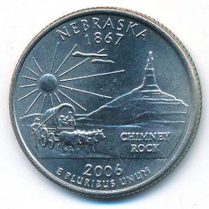 USA, Quarter dollar, 2006