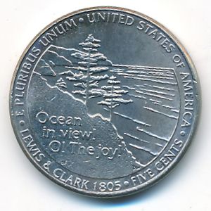 USA, 5 cents, 2005