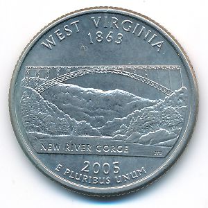 USA, Quarter dollar, 2005