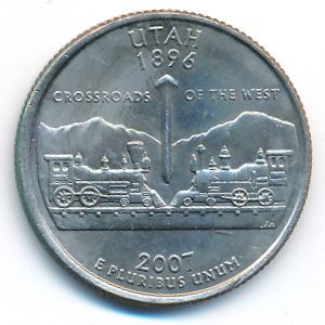 USA, Quarter dollar, 2007