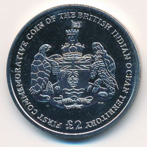 British Indian Ocean Territory, 2 pounds, 2009