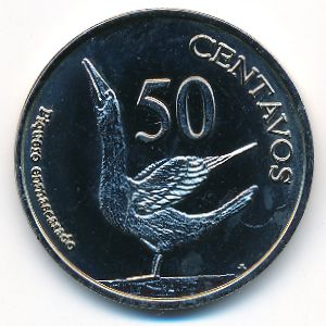 Galapagos Islands., 50 centavos, 2008