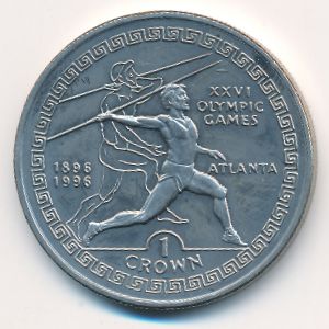 Gibraltar, 1 crown, 1995