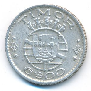 Timor, 6 escudos, 1958