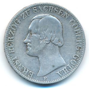 Saxe-Coburg-Gotha, 1 thaler, 1846