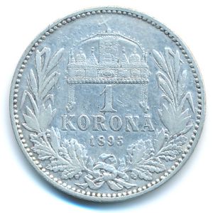 Austria, 1 corona, 1895