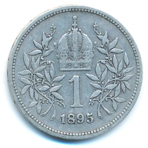 Austria, 1 corona, 1895