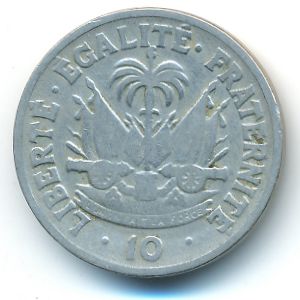 Haiti, 10 centimes, 1949