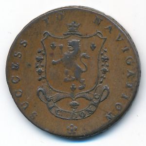 Great Britain, 1/2 penny, 1793