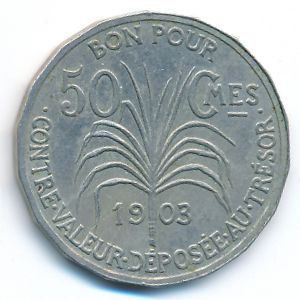 Guadeloupe, 50 centimes, 1903