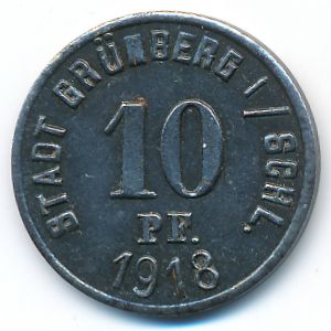 , 10 пфеннигов, 1918