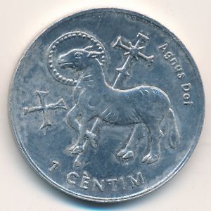 Andorra, 1 centim, 2002