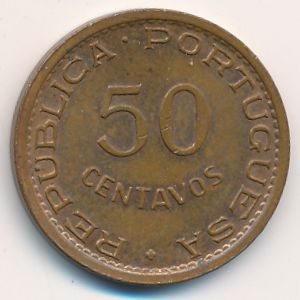 Mozambique, 50 centavos, 1974