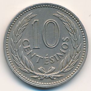 Uruguay, 10 centesimos, 1959