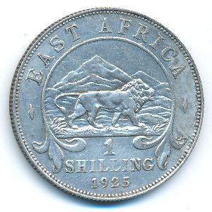 East Africa, 1 shilling, 1925