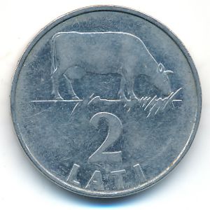 Latvia, 2 lati, 1992