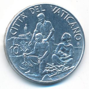 Vatican City, 10 лир, 