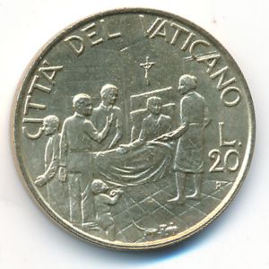 Vatican City, 20 лир, 