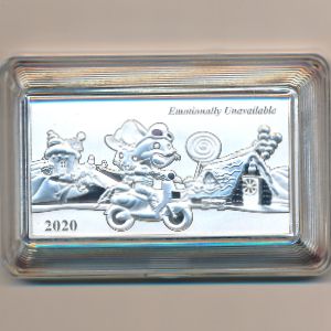 Niue, 2 dollars, 2020 Niue, 2 dollars, 2020