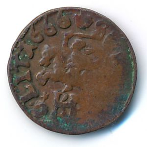 Польша, 1 солид (1666 г.)