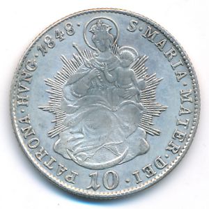 Hungary, 10 крейцеров, 
