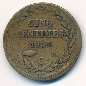 France, 5 сентим, 