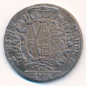 Саксония, 1 талер (1778 г.)
