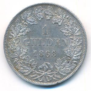 Bavaria, 1 гульден, 