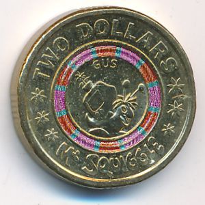 Австралия, 2 доллара (2019 г.)