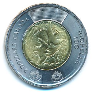 Канада, 2 доллара (2023 г.)