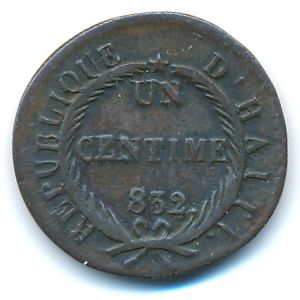 Гаити, 1 сентим (1832 г.)