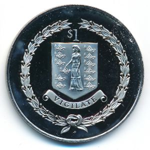Virgin Islands, 1 доллар, 