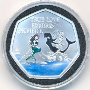 Остров Вознесения, 50 пенсов (2022 г.)