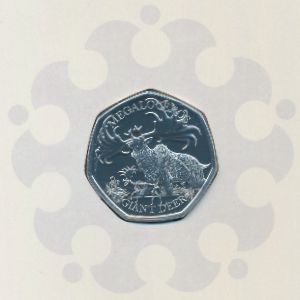 Великобритания, 50 пенсов (2024 г.)